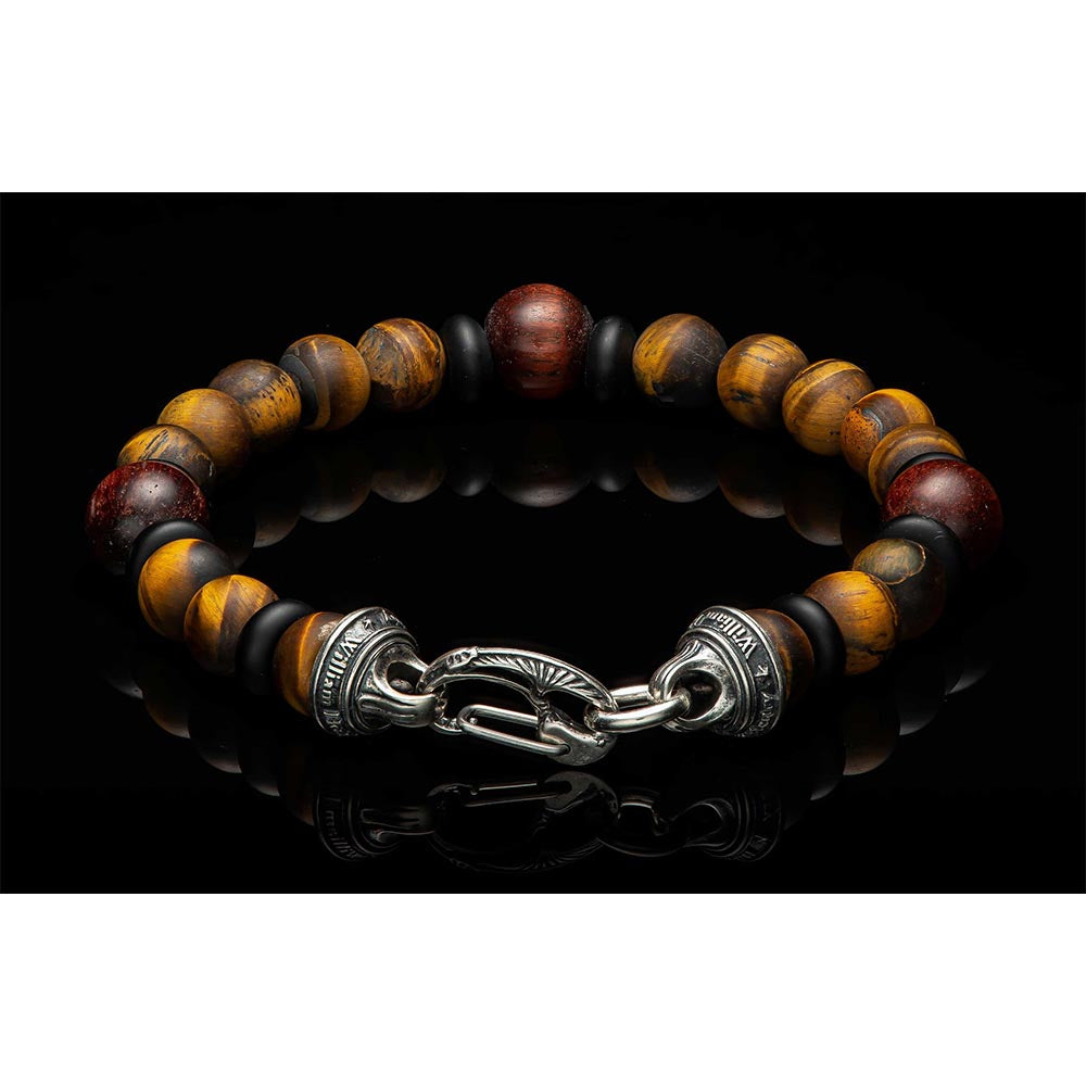 William Henry Dragon Fire II Beaded Bracelet