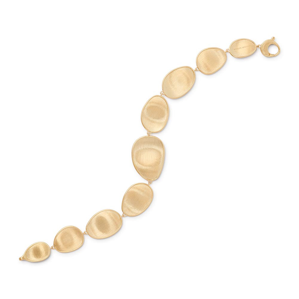 Marco Bicego Lunaria Yellow Gold Leaf Station Bracelet