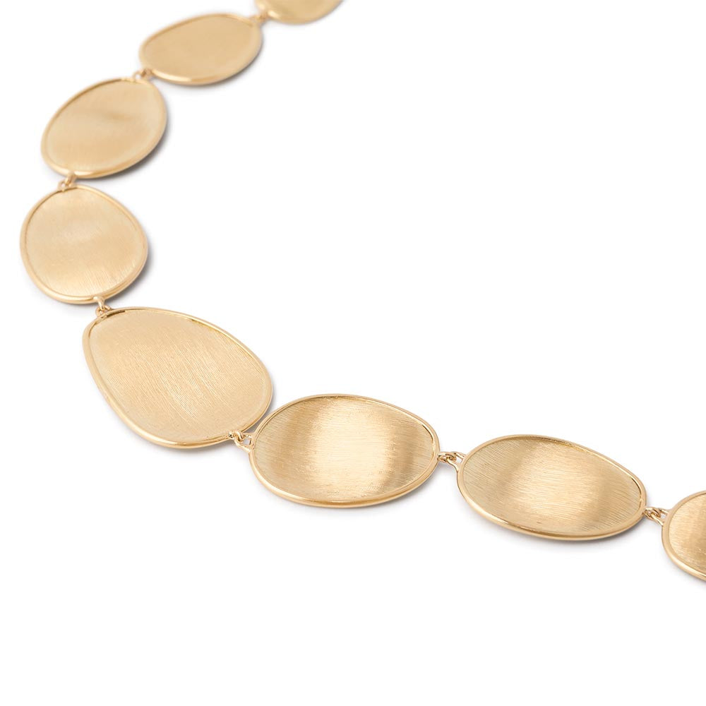 Marco Bicego Lunaria Yellow Gold Leaf Station Bracelet