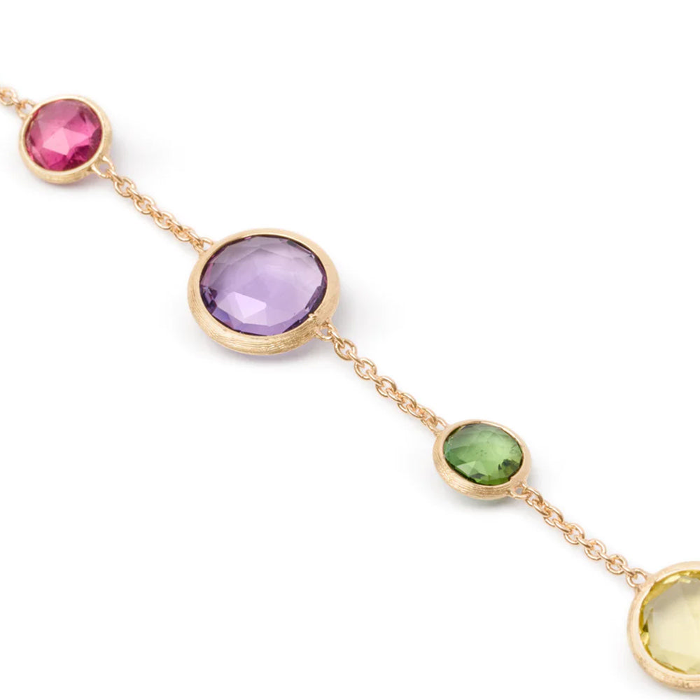 Marco Bicego Jaipur Color Mixed Gemstones Bracelet in Yellow Gold
