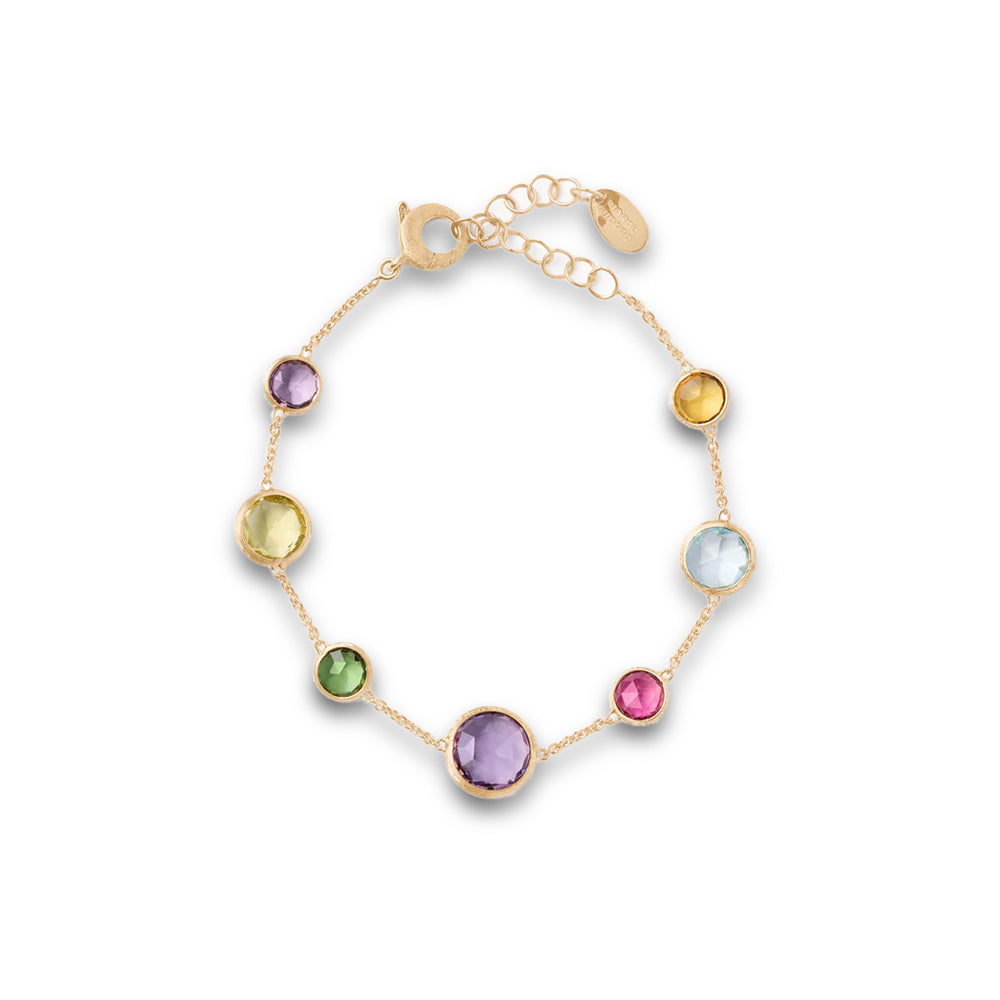 Marco Bicego Jaipur Color Mixed Gemstones Bracelet in Yellow Gold