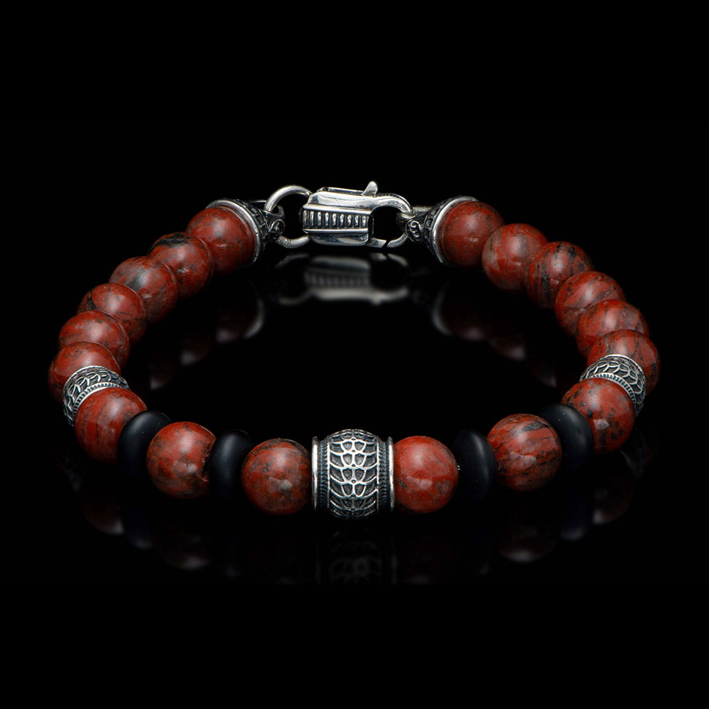 William Henry Newport Red Jasper Bracelet