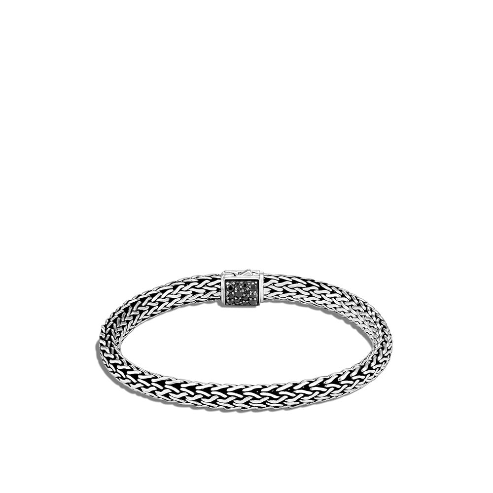 John Hardy Classic Chain Black Sapphire and Amethyst Reversible Icon Bracelet