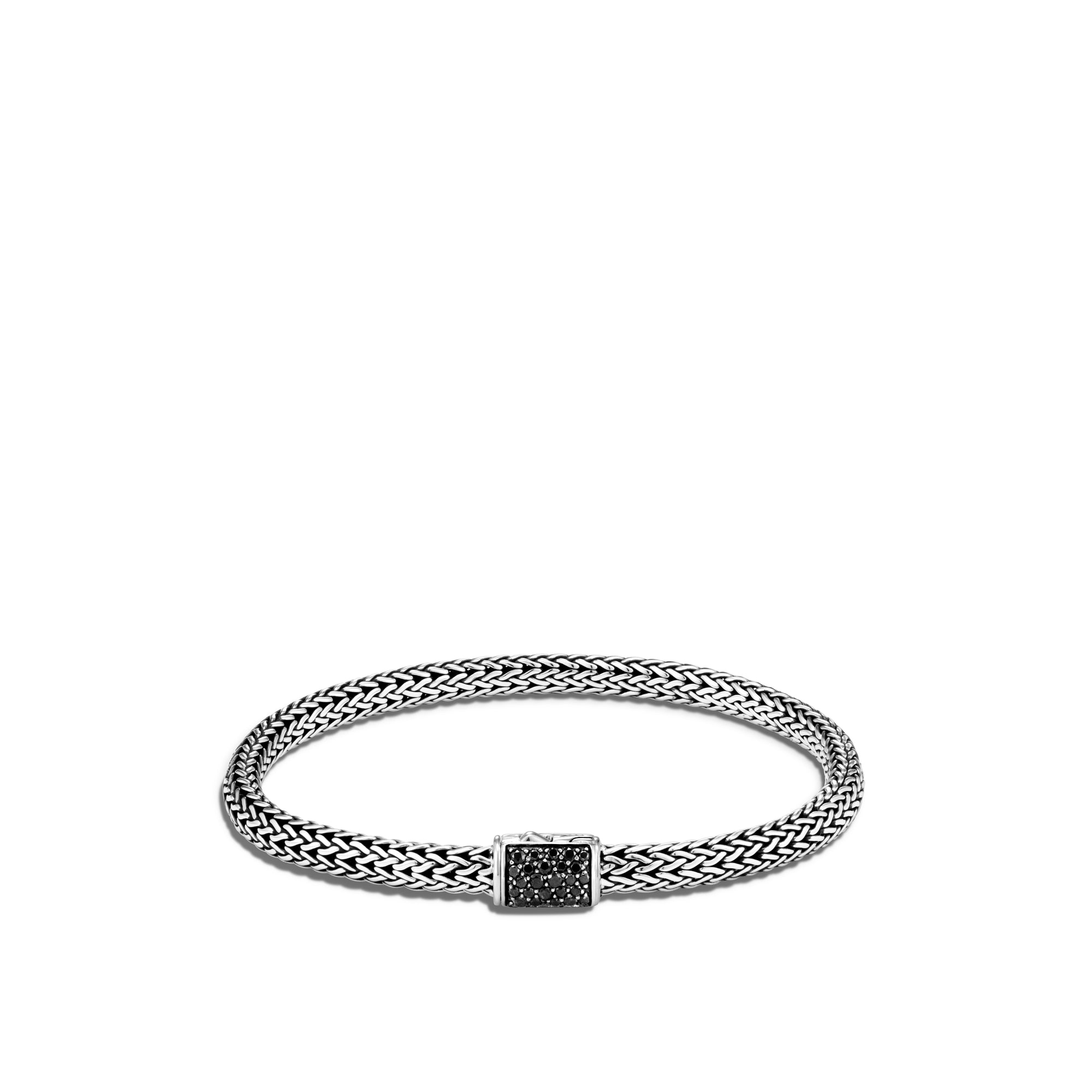 John Hardy Classic Chain Black Sapphire and Amethyst Reversible Icon Bracelet