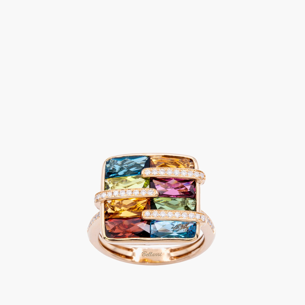 Bellarri Boulevard Rose Gold Diamond Ring