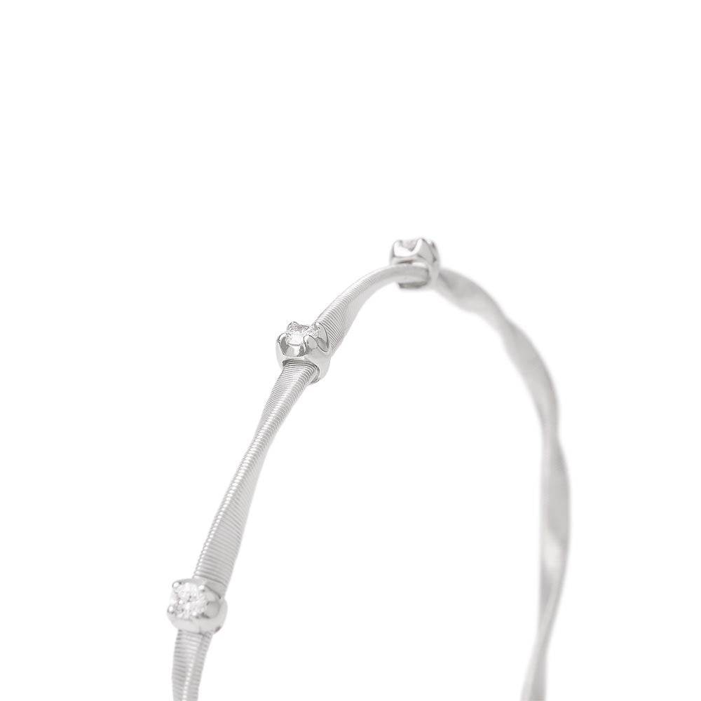Marco Bicego Marrakech 18kt White Gold Diamond Bracelet