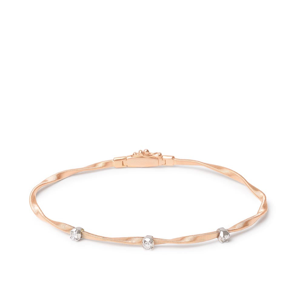 Marco Bicego Marrakech 18kt Rose Gold Diamond Bracelet