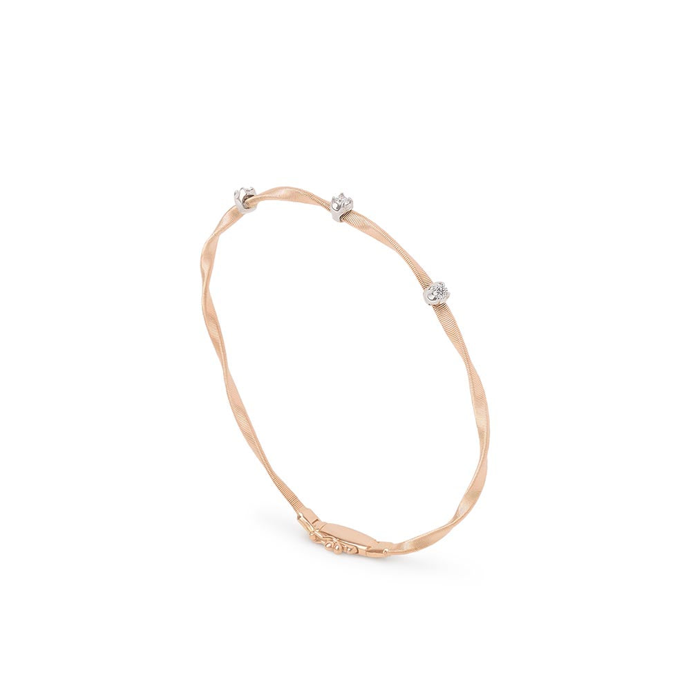 Marco Bicego Marrakech 18kt Rose Gold Diamond Bracelet