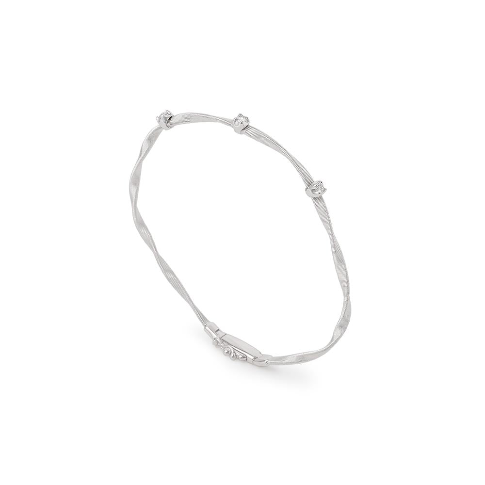 Marco Bicego Marrakech 18kt White Gold Diamond Bracelet