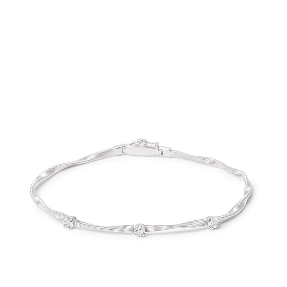 Marco Bicego Marrakech 18kt White Gold Diamond Bracelet