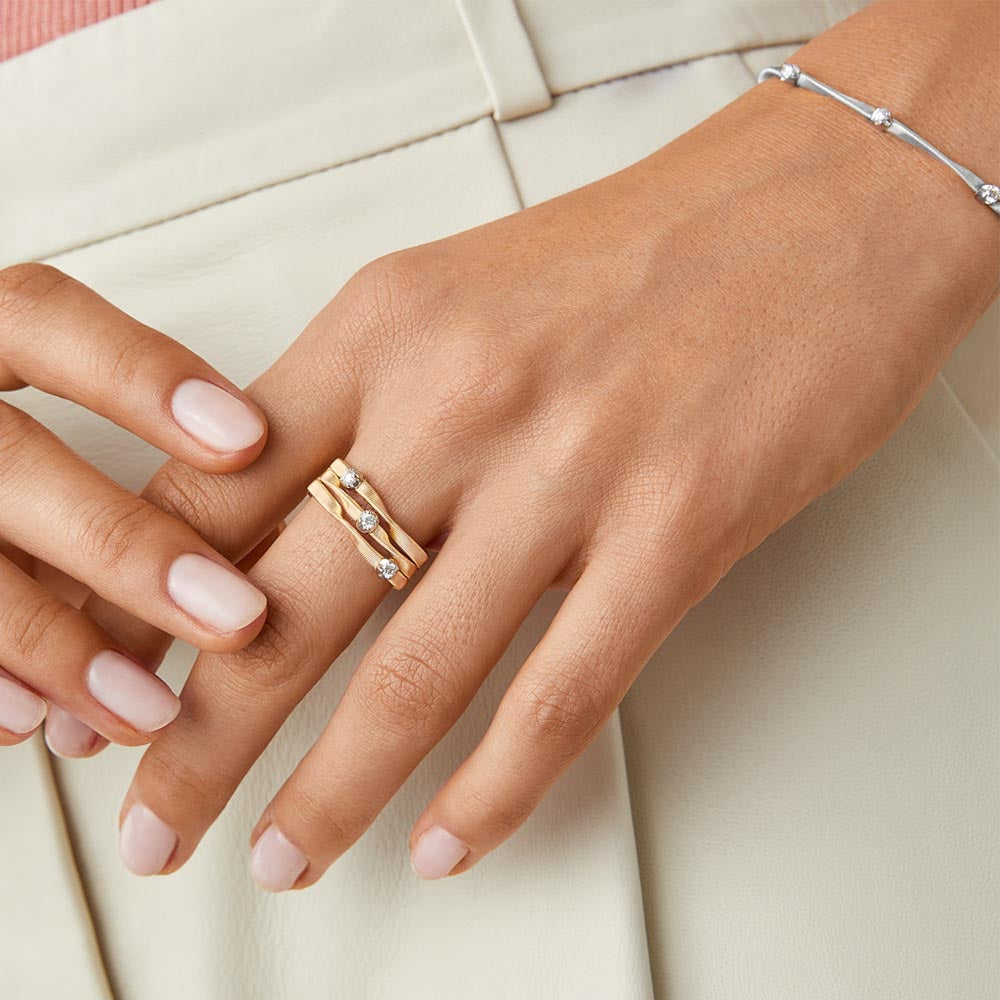 Marco Bicego Marrakech 18kt White Gold Diamond Bracelet