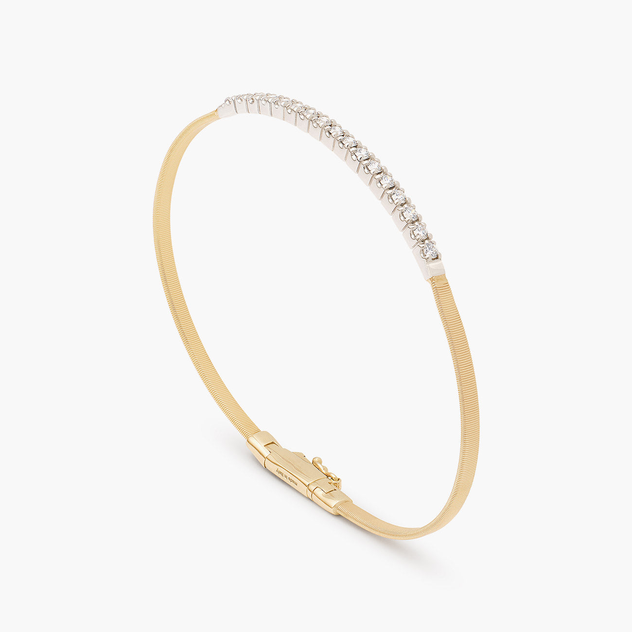 Marco Bicego Masai 18K Yellow Gold Diamond Bangle