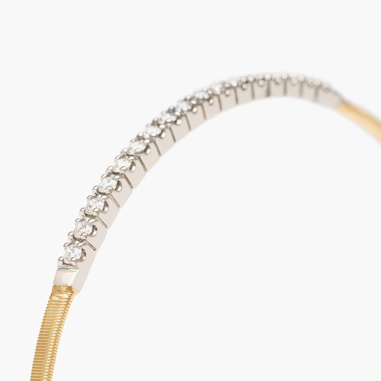 Marco Bicego Masai 18K Yellow Gold Diamond Bangle