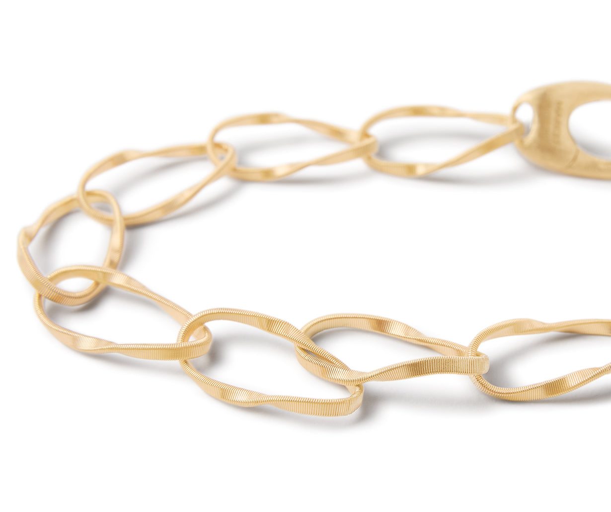 Macro Bicego Marrakech Onde Gold Link Bracelet