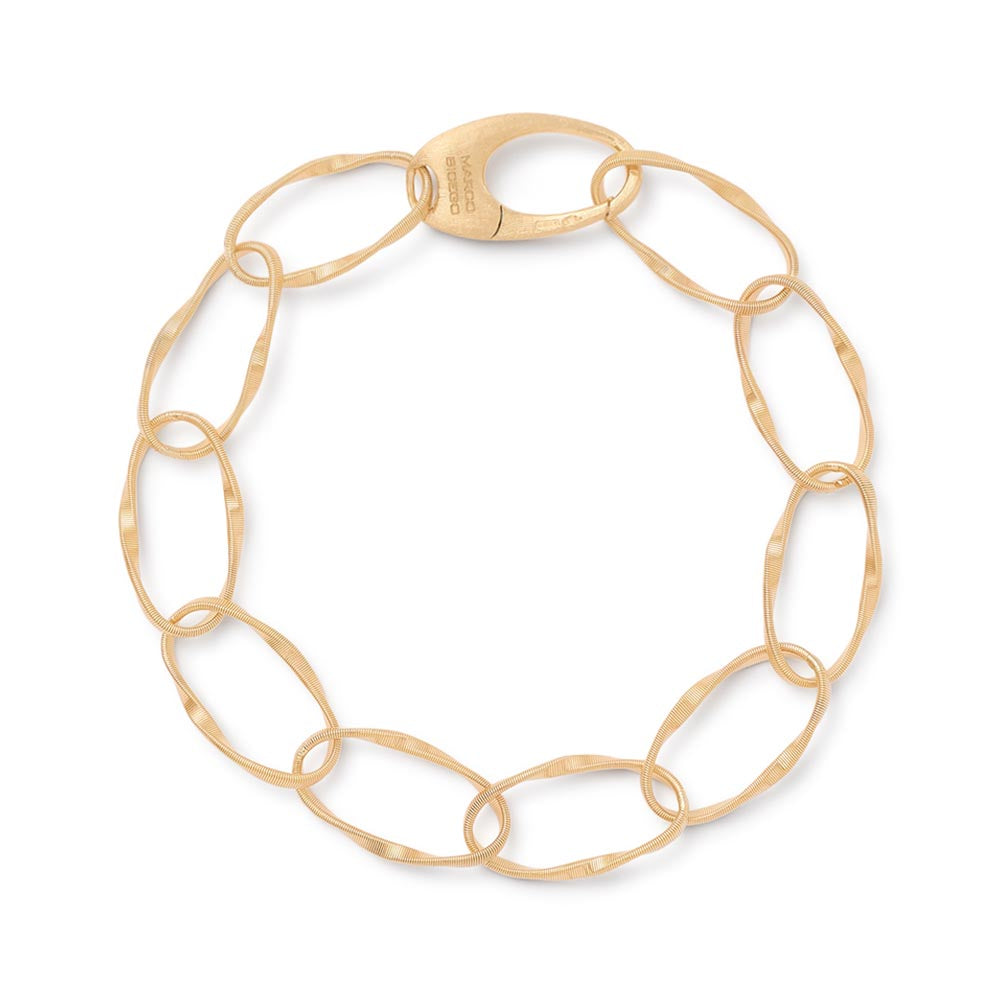 Macro Bicego Marrakech Onde Gold Link Bracelet