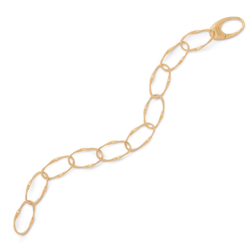 Macro Bicego Marrakech Onde Gold Link Bracelet