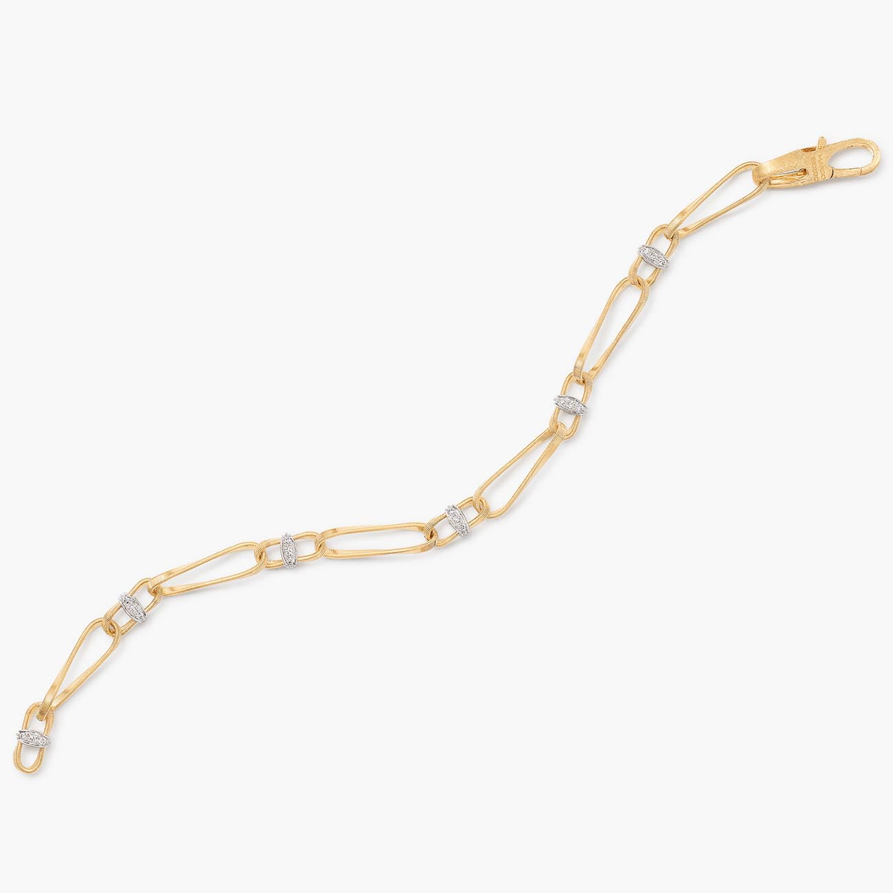 Marco Bicego Marrakech Onde Diamond Twisted Chain Bracelet