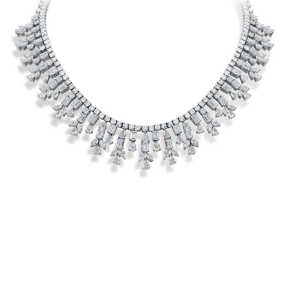 44 Carat Diamond Collar Necklace