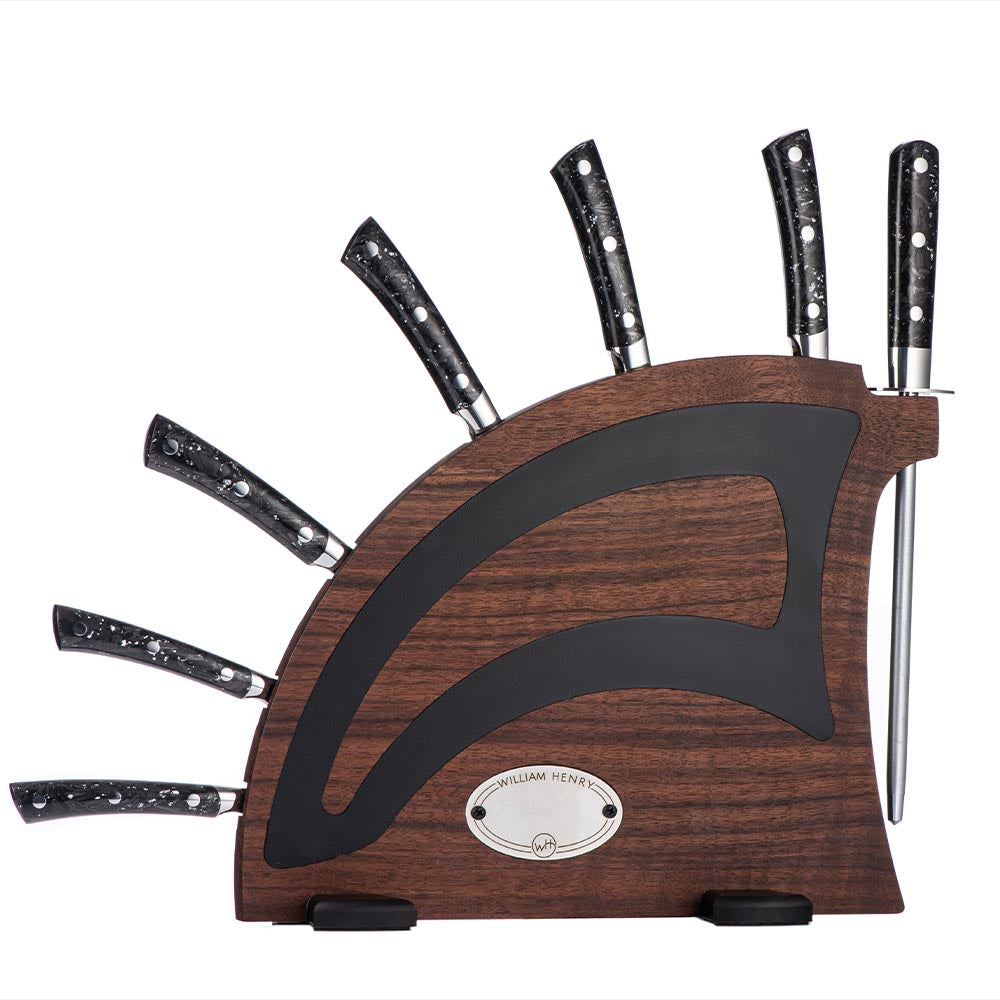 William Henry Kultro Knife 6-Piece Set - Walnut Tempest