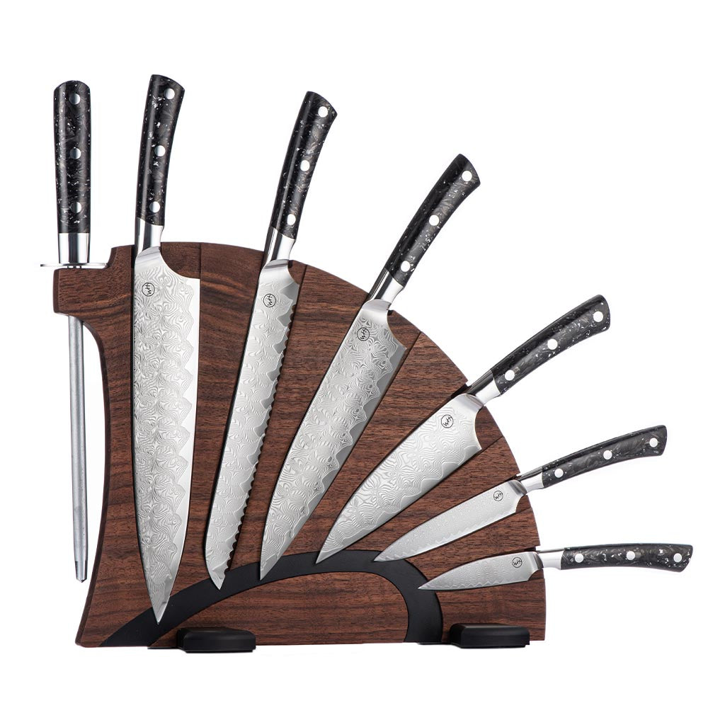 William Henry Kultro Knife 6-Piece Set - Walnut Tempest