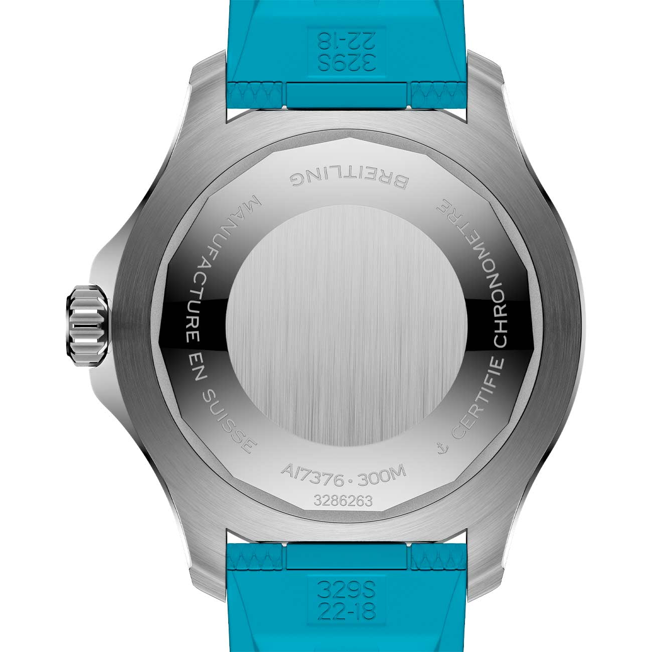 Breitling Superocean Automatic 44 Turquoise on Rubber Strap - 44mm