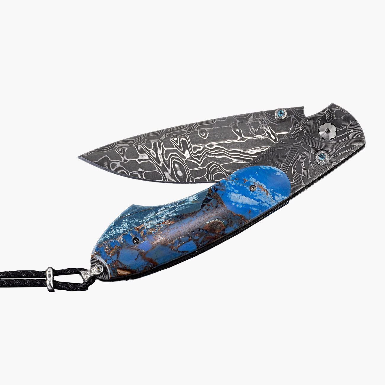William Henry B12 Blue Fusion Spearpoint Knife