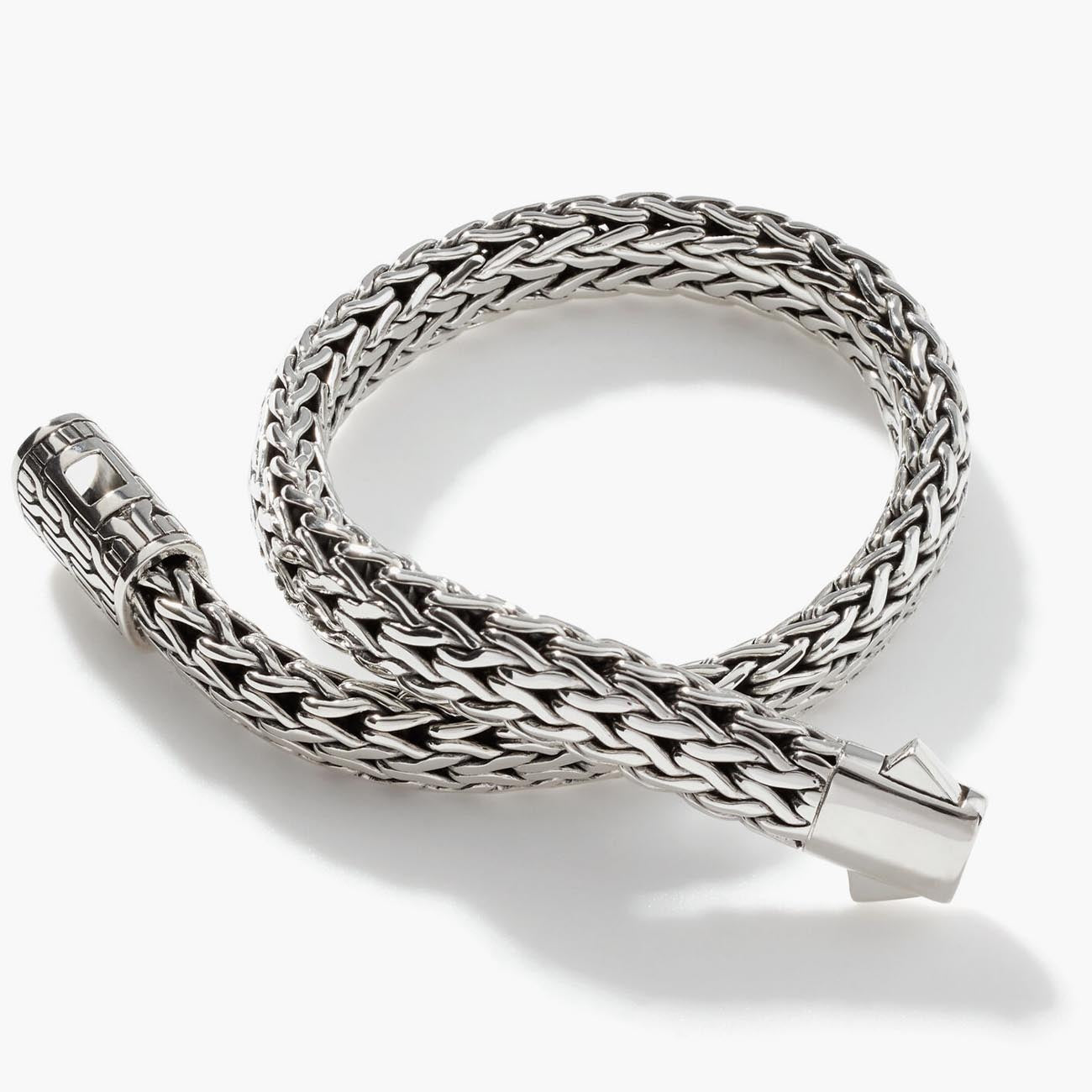 John Hardy Classic Chain 6.5mm Silver Icon Bracelet with Chain Clasp