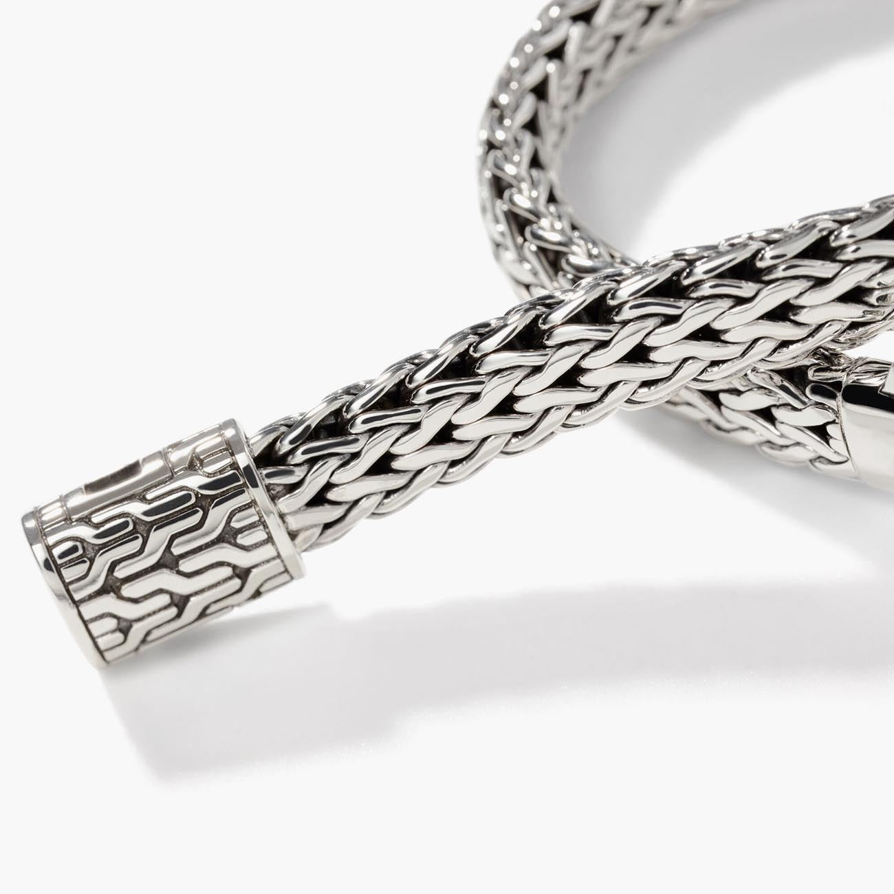 John Hardy Classic Chain 6.5mm Silver Icon Bracelet with Chain Clasp