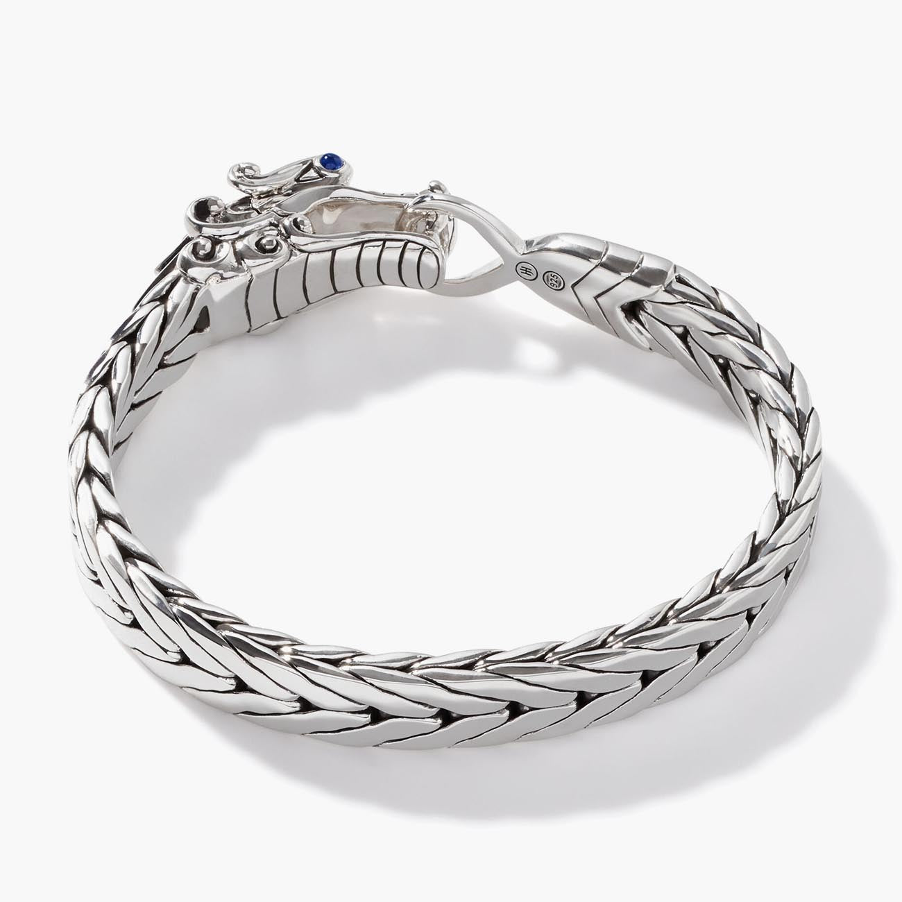 John Hardy Legends Naga Silver Flat Chain Bracelet