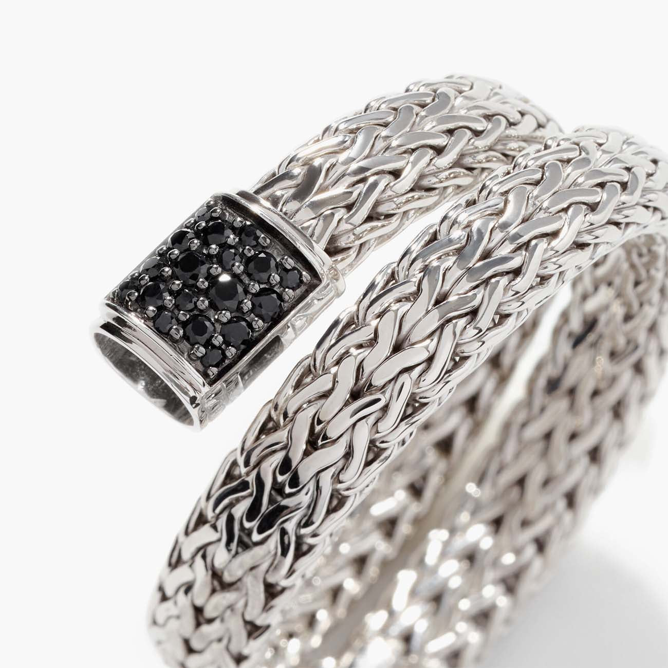John Hardy Classic Chain 7.5mm Black Sapphire Icon Bracelet