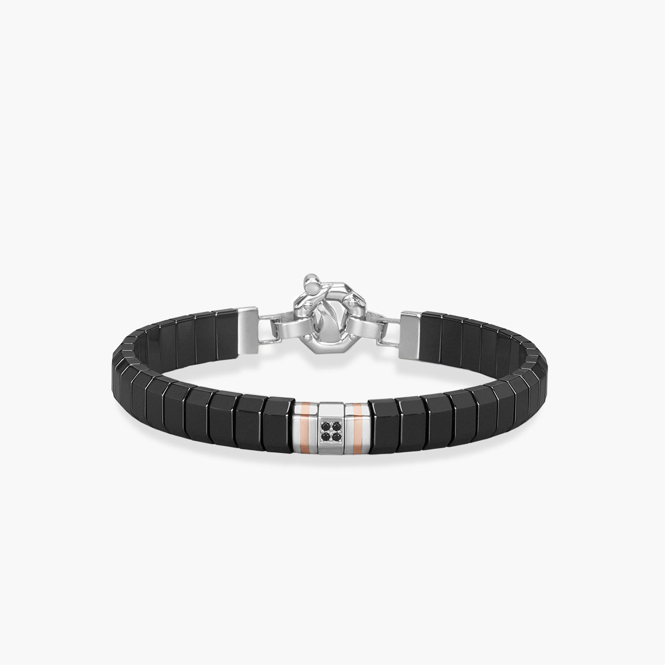 Barakà Cyborg Ceramic Mixed Metals Diamond Bracelet