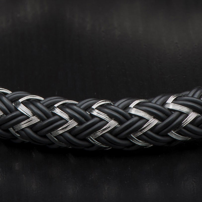 William Henry Full Circle Snake Cord Bracelet