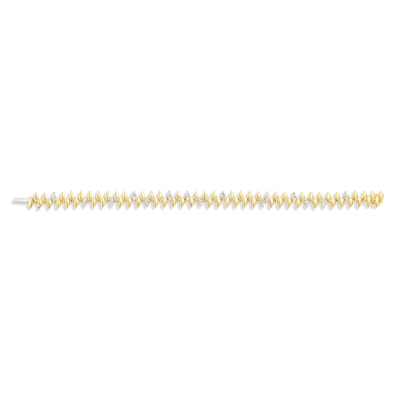 1 Carat Alternating Marquise Diamond Bracelet