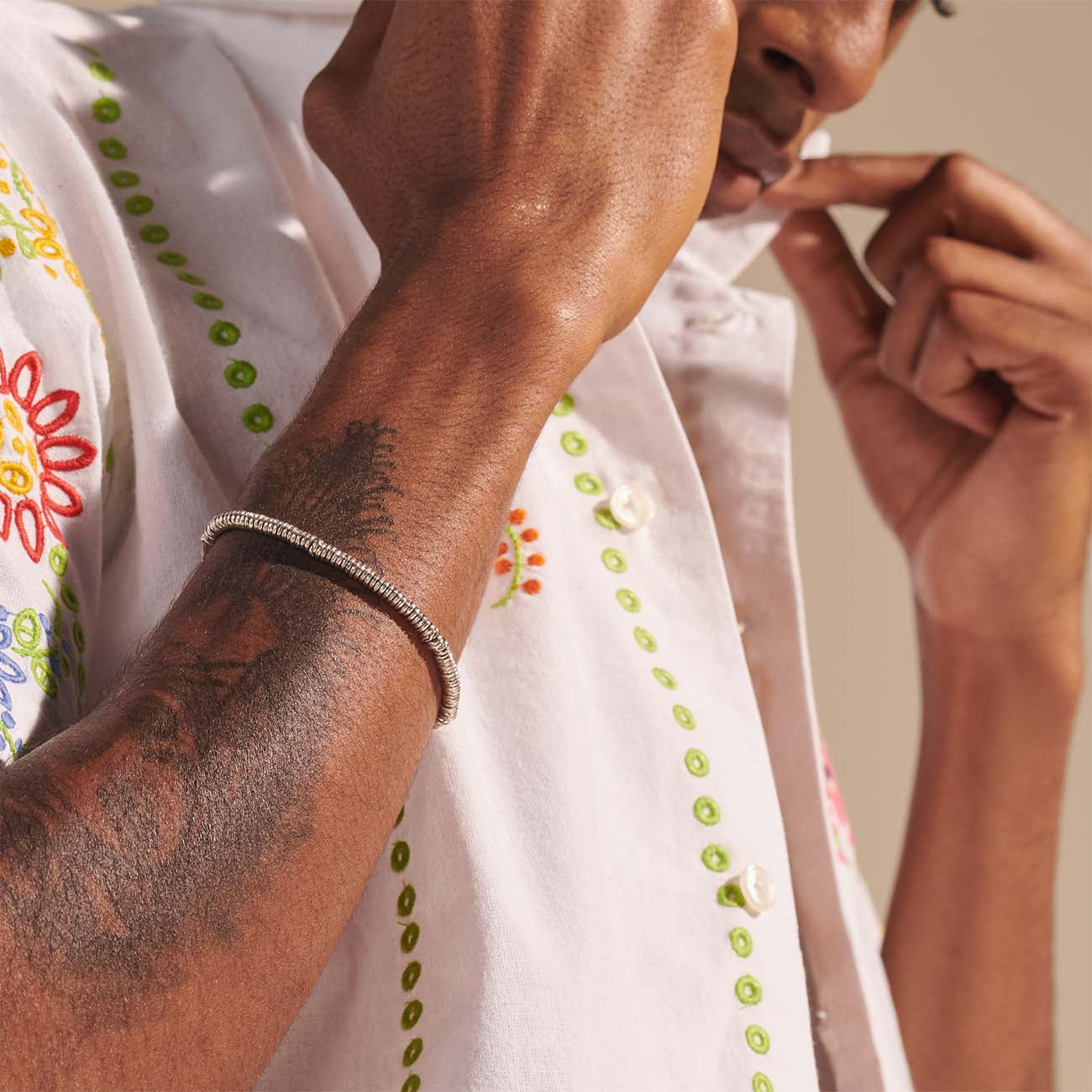 John Hardy Heishi Classic Chain Silver Bracelet