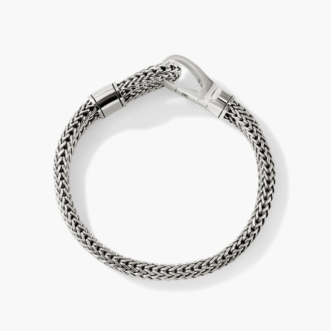 John Hardy Classic Chain Double Silver Hook Bracelet