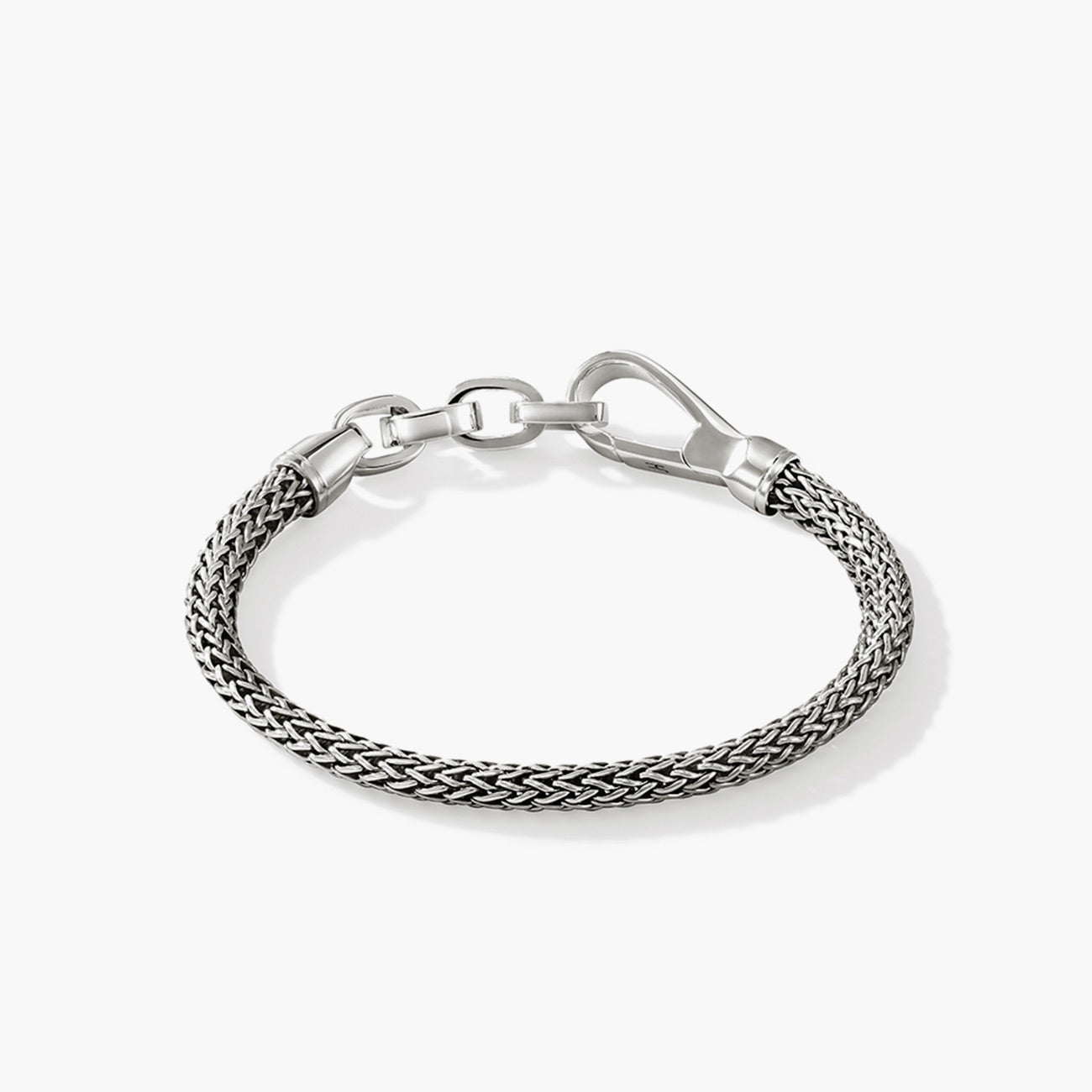 John Hardy Extra Small Sterling Silver Chain Bracelet with Hook Clasp