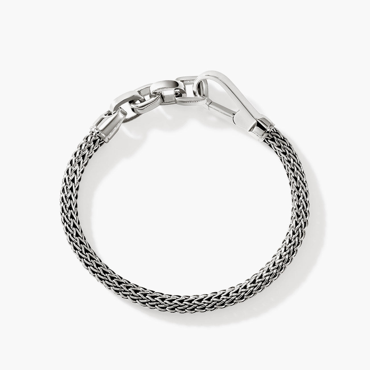 John Hardy Extra Small Sterling Silver Chain Bracelet with Hook Clasp