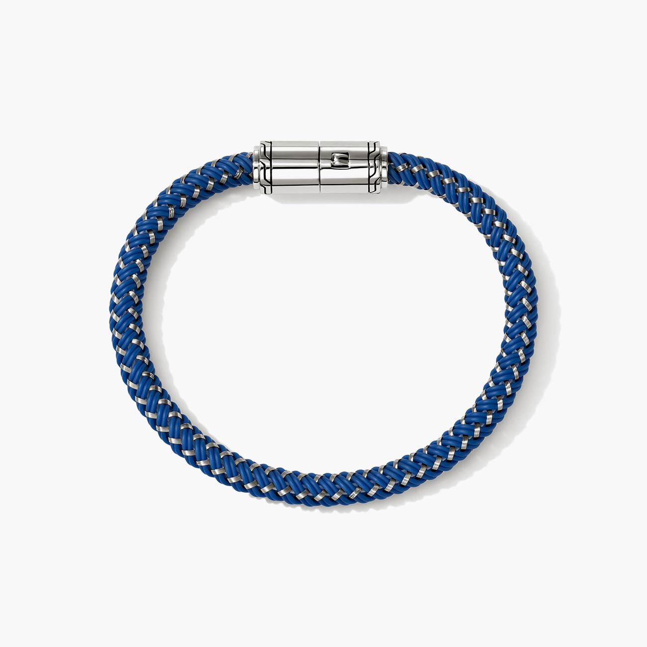 John Hardy Men's 6mm Blue Rubber Cord Bracelet