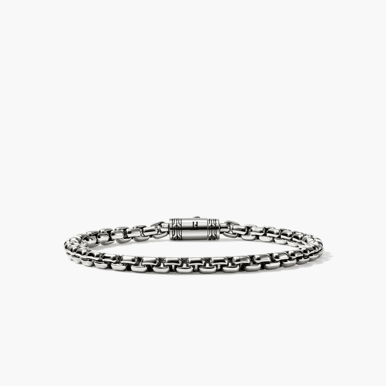 John Hardy Silver Box Chain Bracelet - 4.8mm