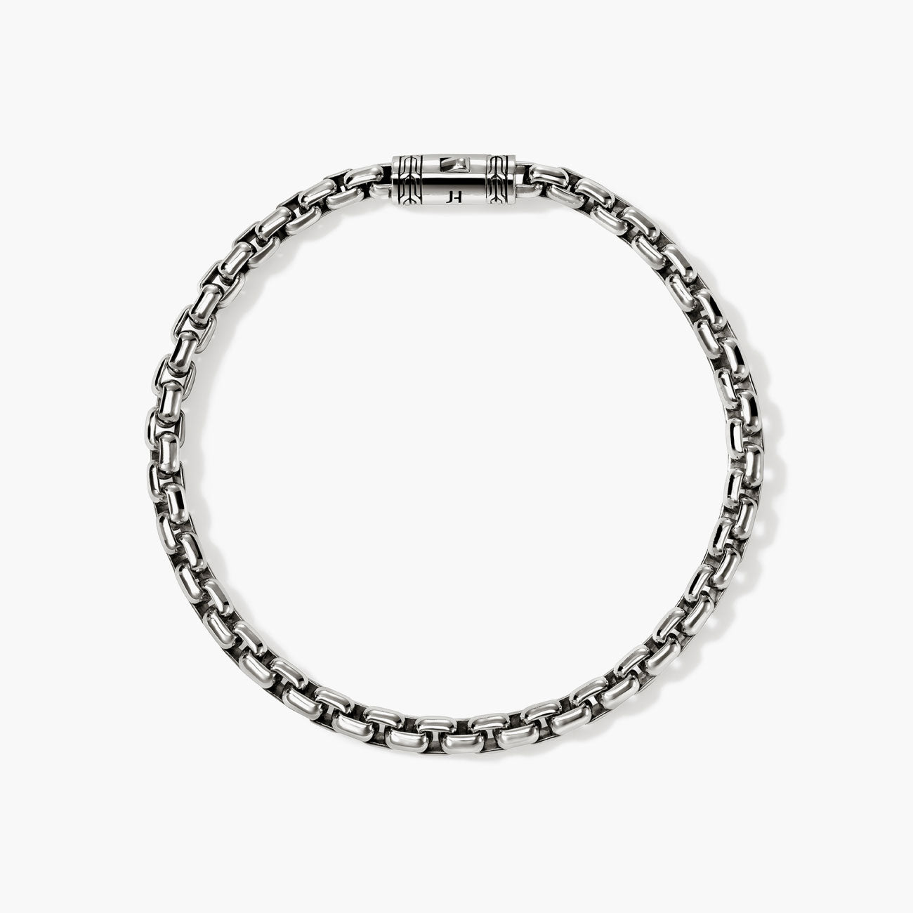 John Hardy Silver Box Chain Bracelet - 4.8mm
