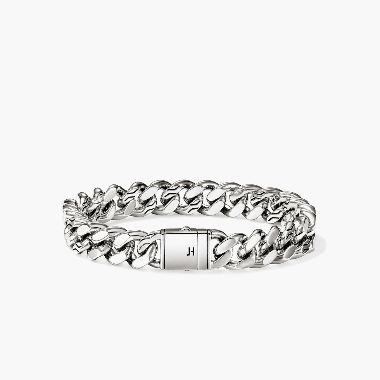 John Hardy Large Silver Curb Chain Bracelet - 11mm
