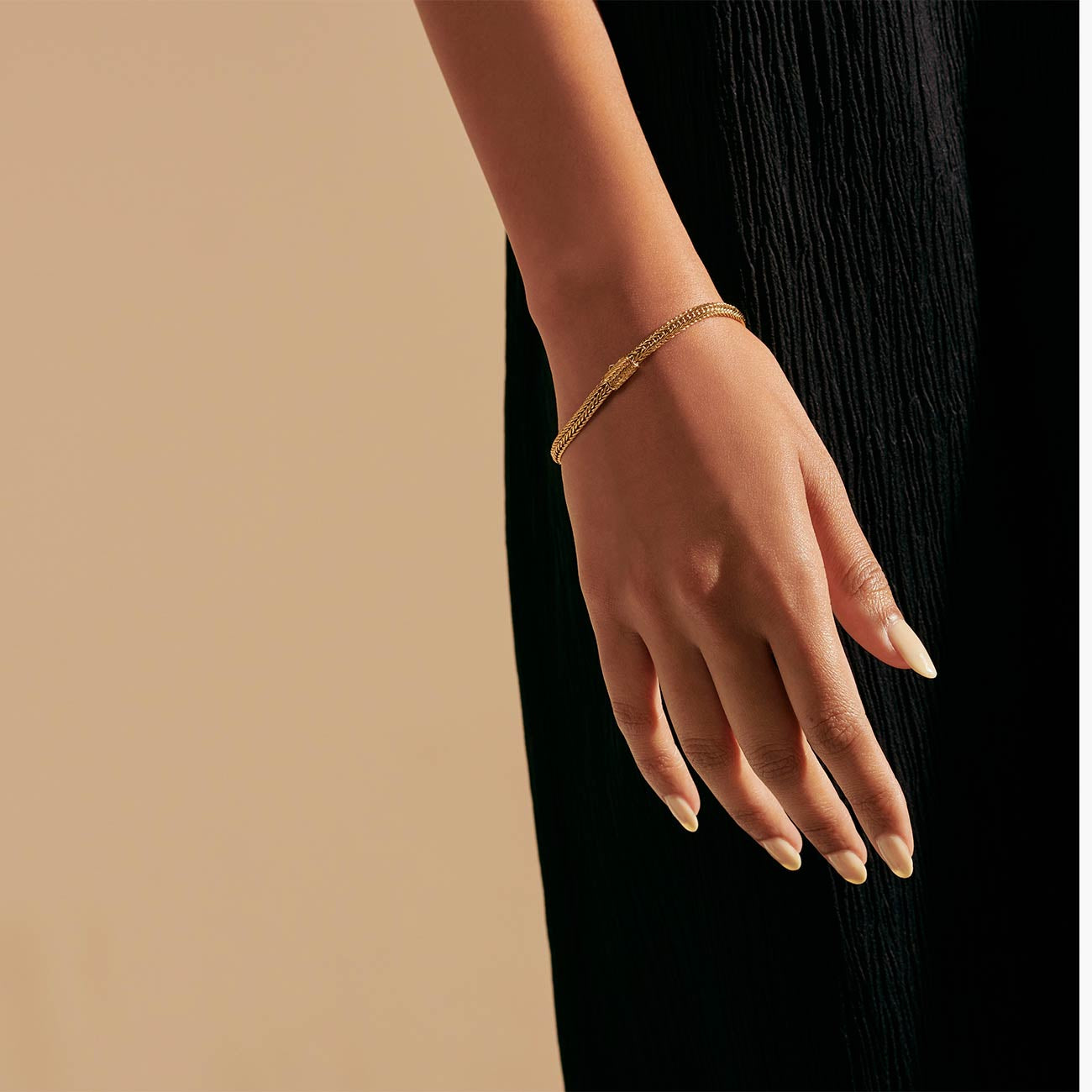 John Hardy Kami Thin Chain Bracelet in 14K Yellow Gold - 4.5mm