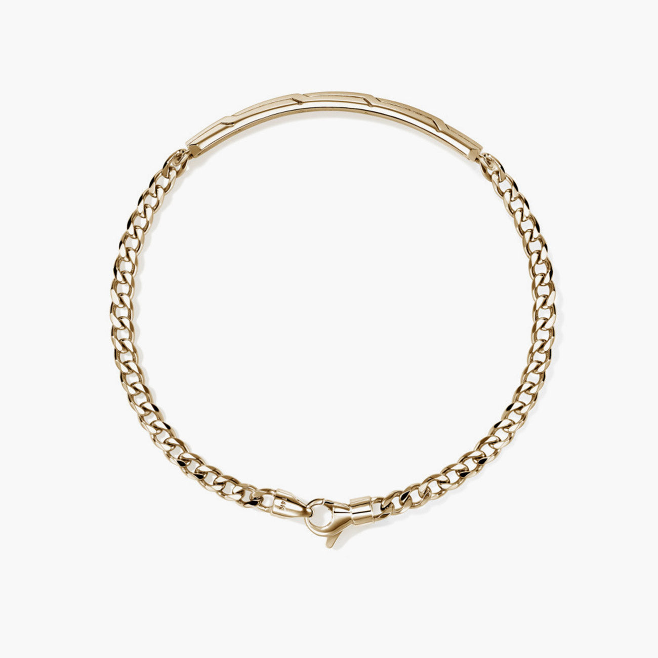 John Hardy Icon 50 Curb Link Bracelet in 14K Yellow Gold