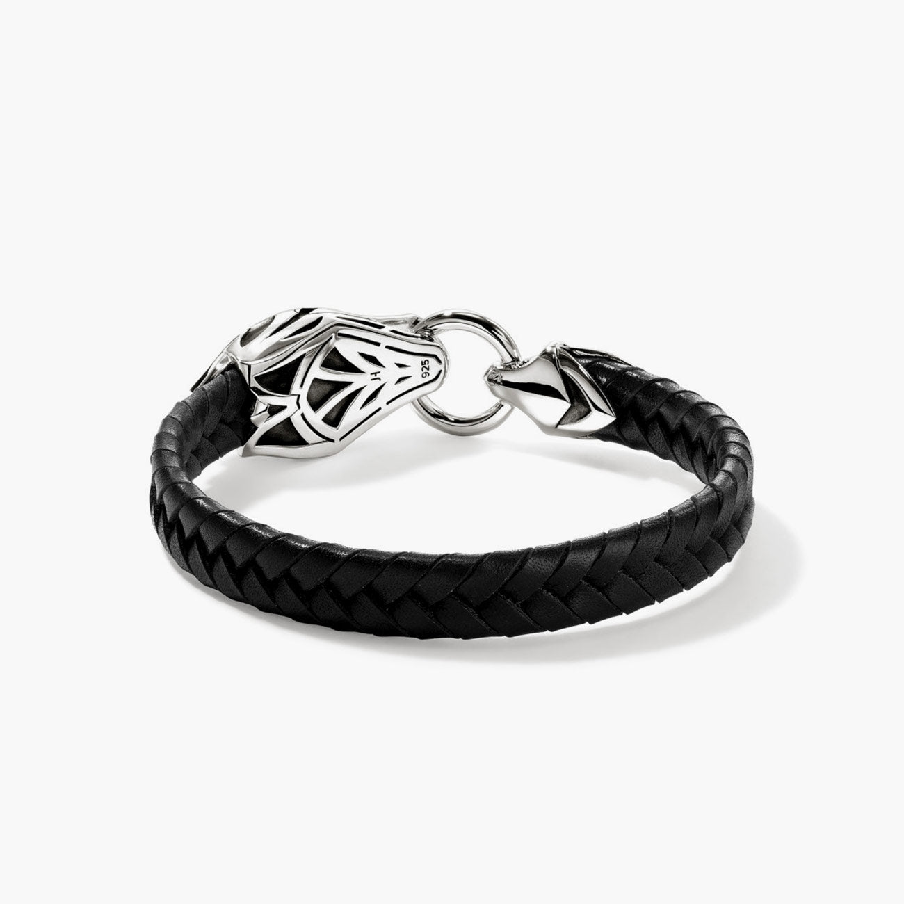 John Hardy Naga Leather Bracelet - 10mm