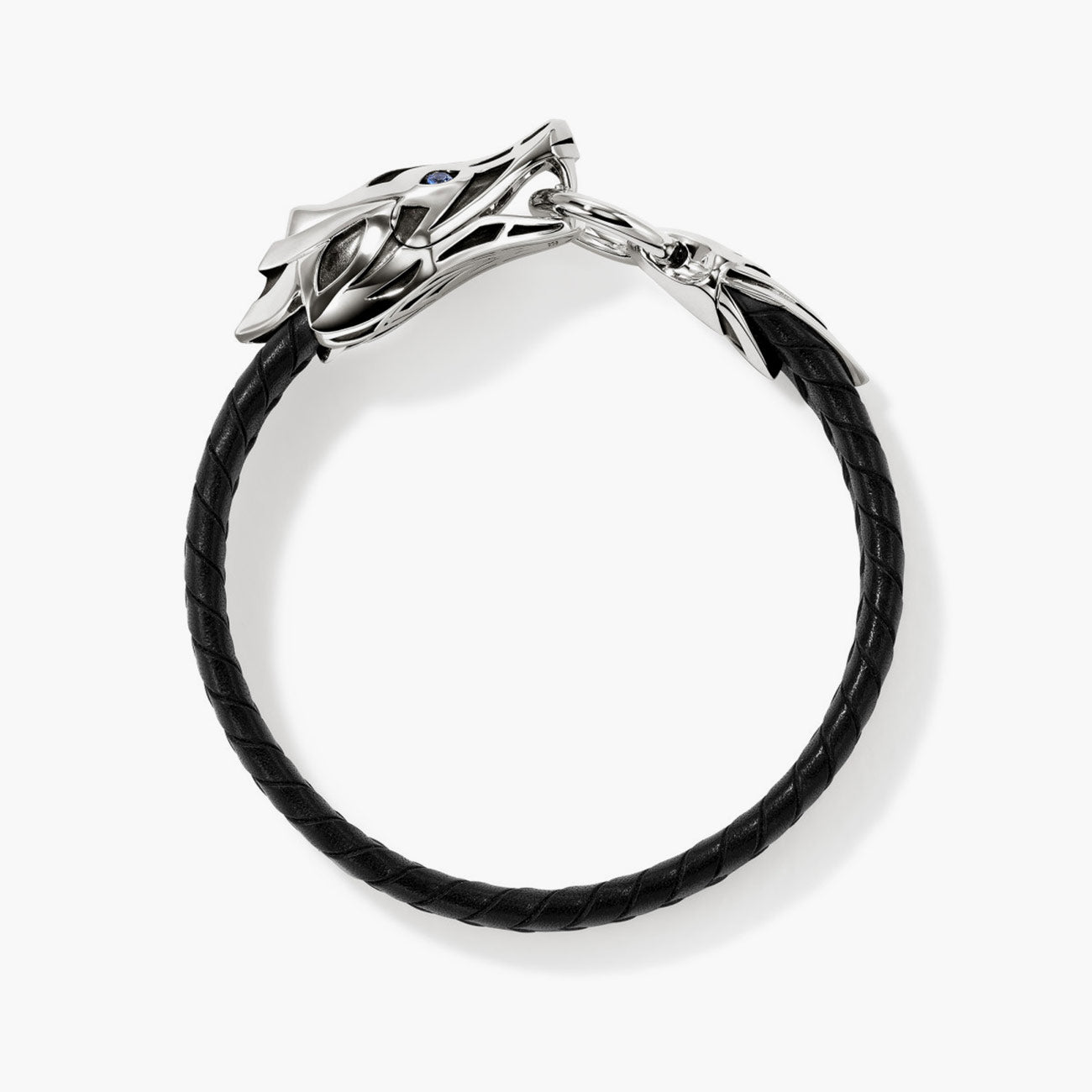 John Hardy Naga Leather Bracelet - 10mm