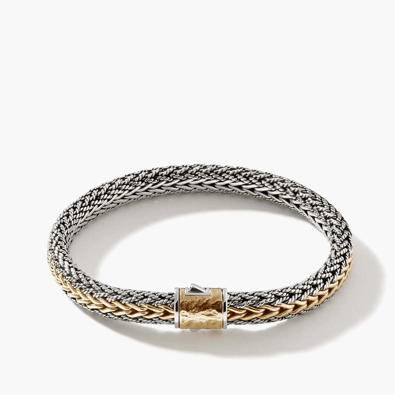 John Hardy Icon Two-Tone Reversible 8mm Bracelet