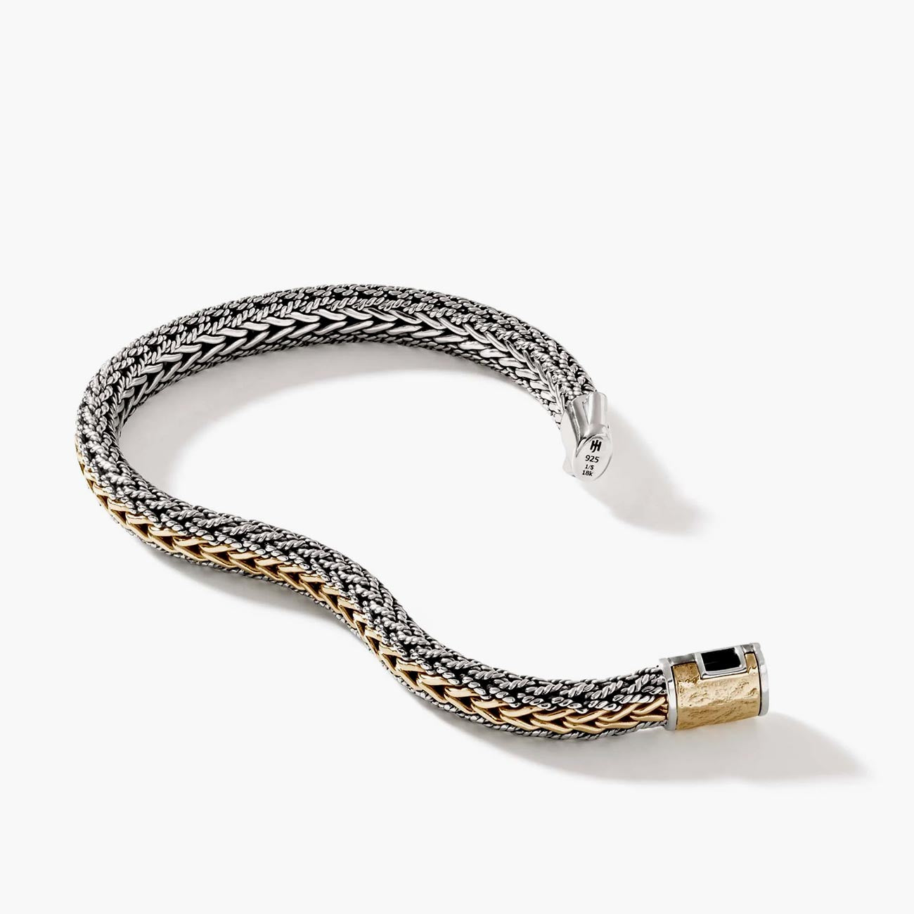 John Hardy Icon Two-Tone Reversible 8mm Bracelet