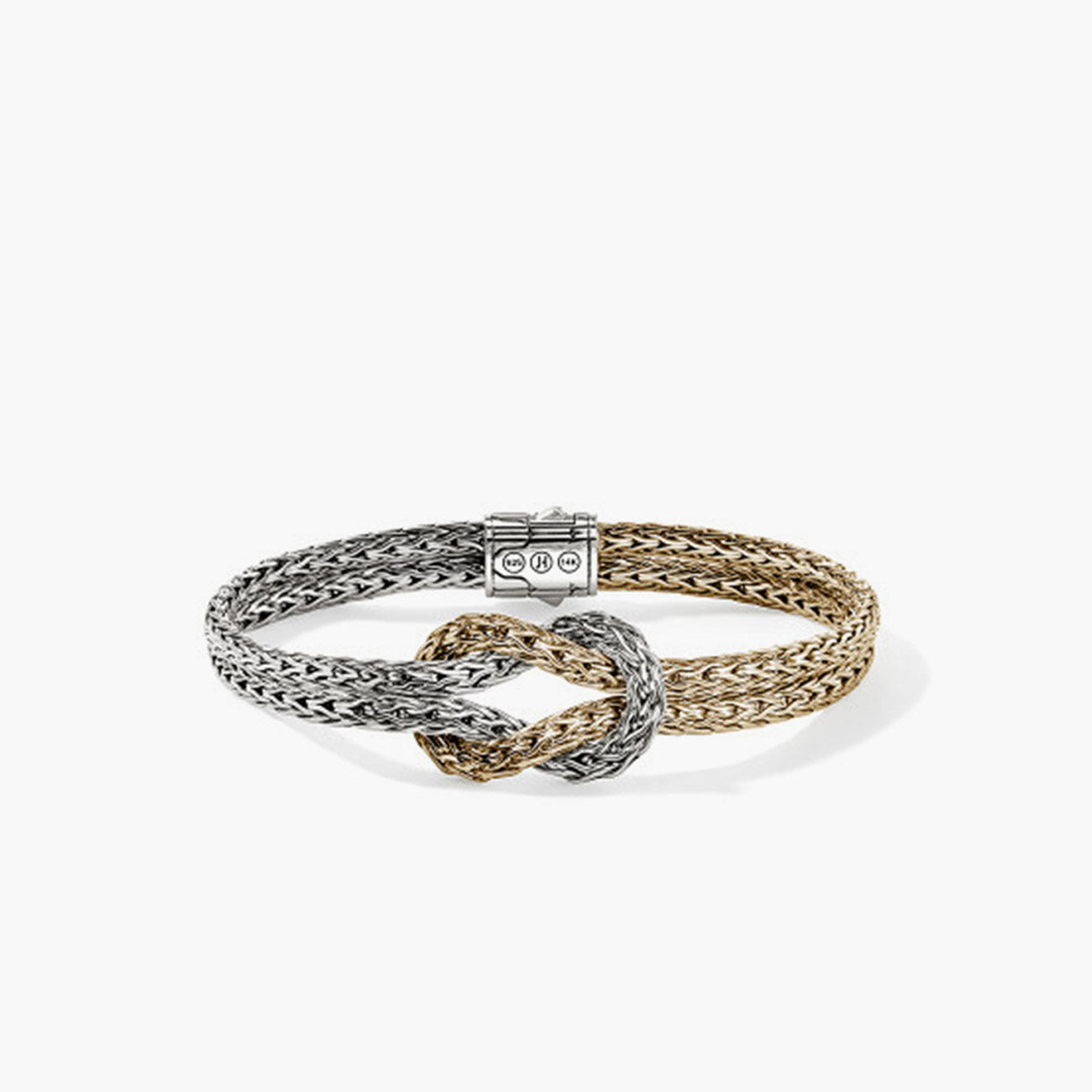 John Hardy Love Knot Two-Tone Double Row Bracelet