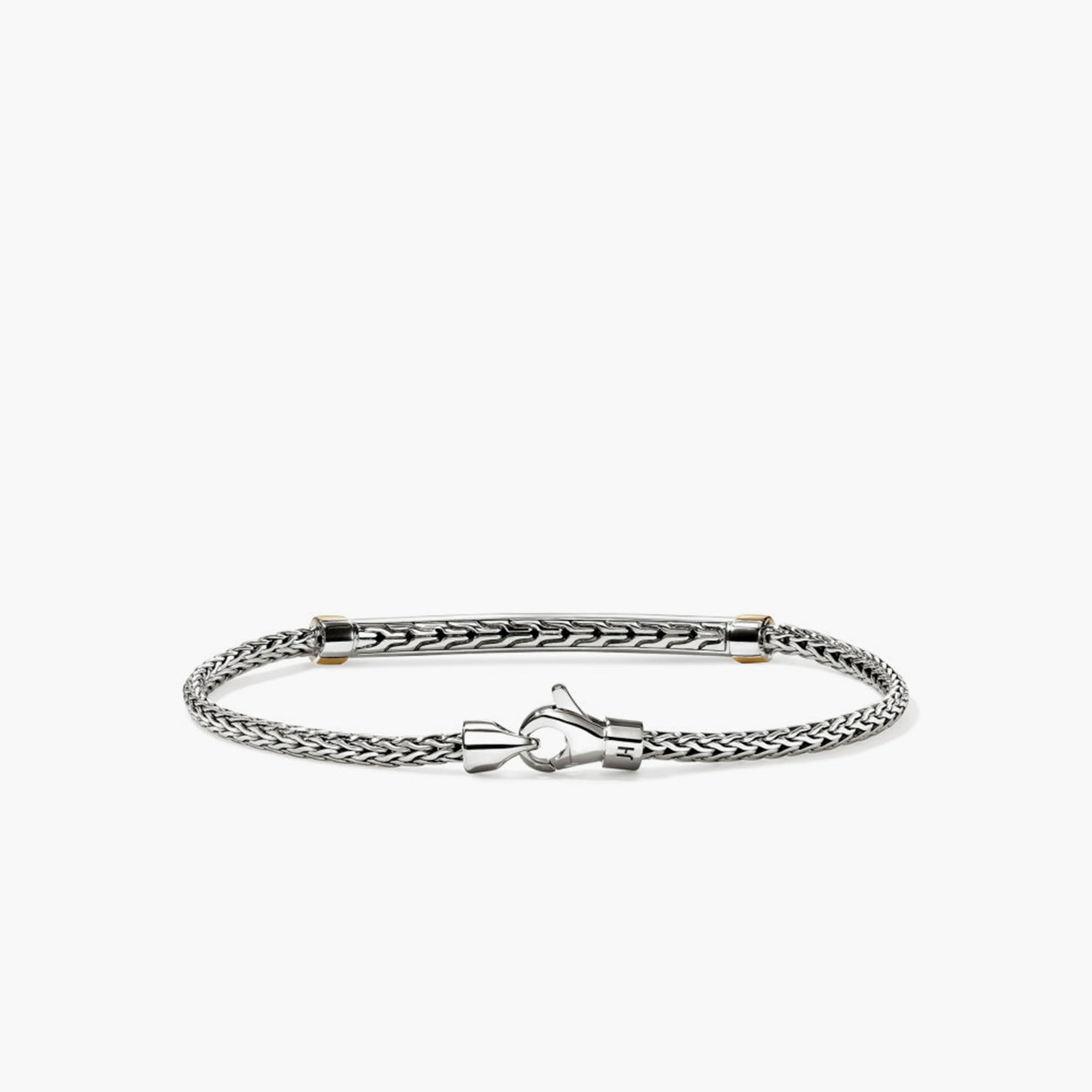 John Hardy Essential Diamond Pavé Two-Tone Bracelet