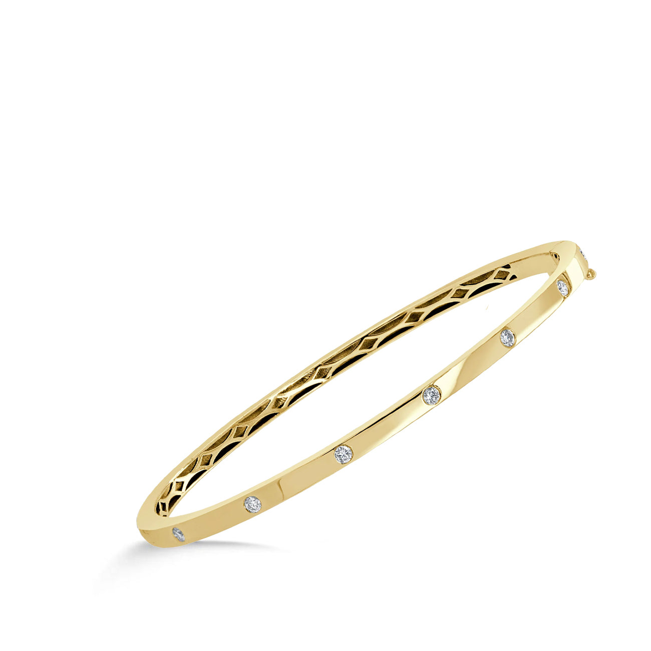 7-Stone Diamond Bangle Bracelet